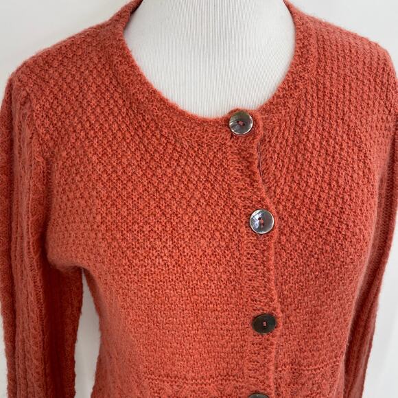 Sundance Wool Blend Button Up Cardigan Sweater Size XS - Picture 4 of 7
